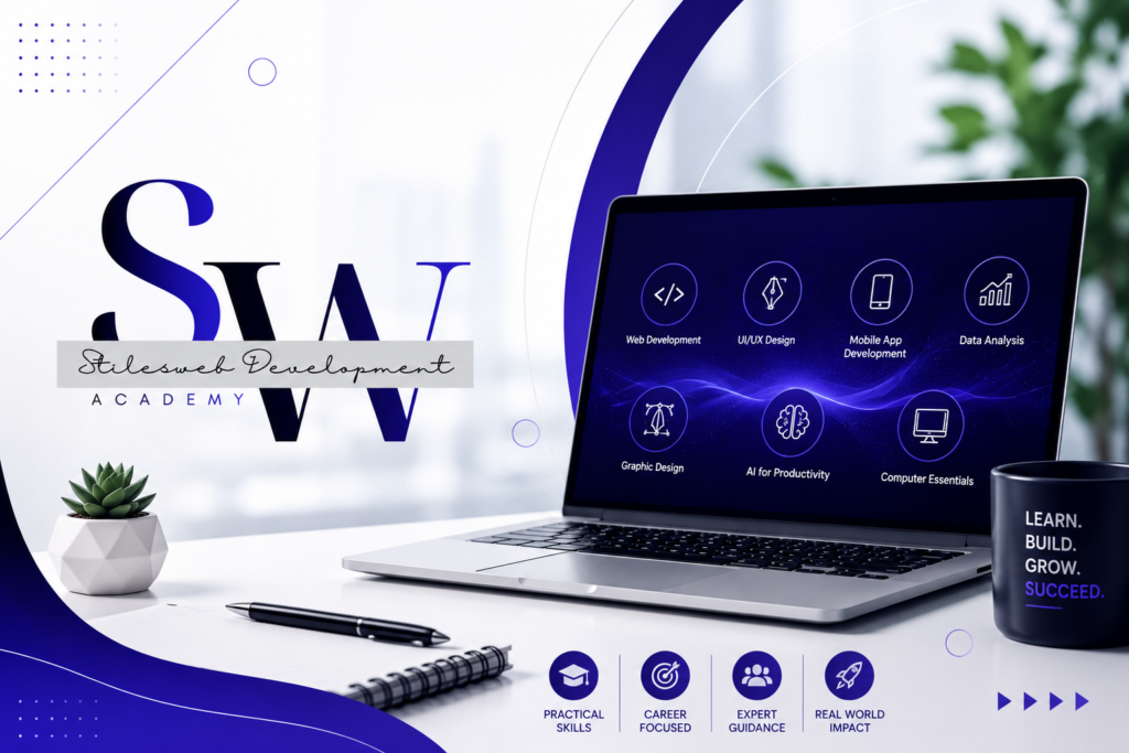 Digital Skills Training and Technology Education at StilesWeb Dev Academy